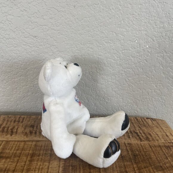 98' NEW ENGLAND PATRIOTS BLEDSOE 11 LIMITED TREASURES Premium Bear Beanbag - Picture 4 of 10